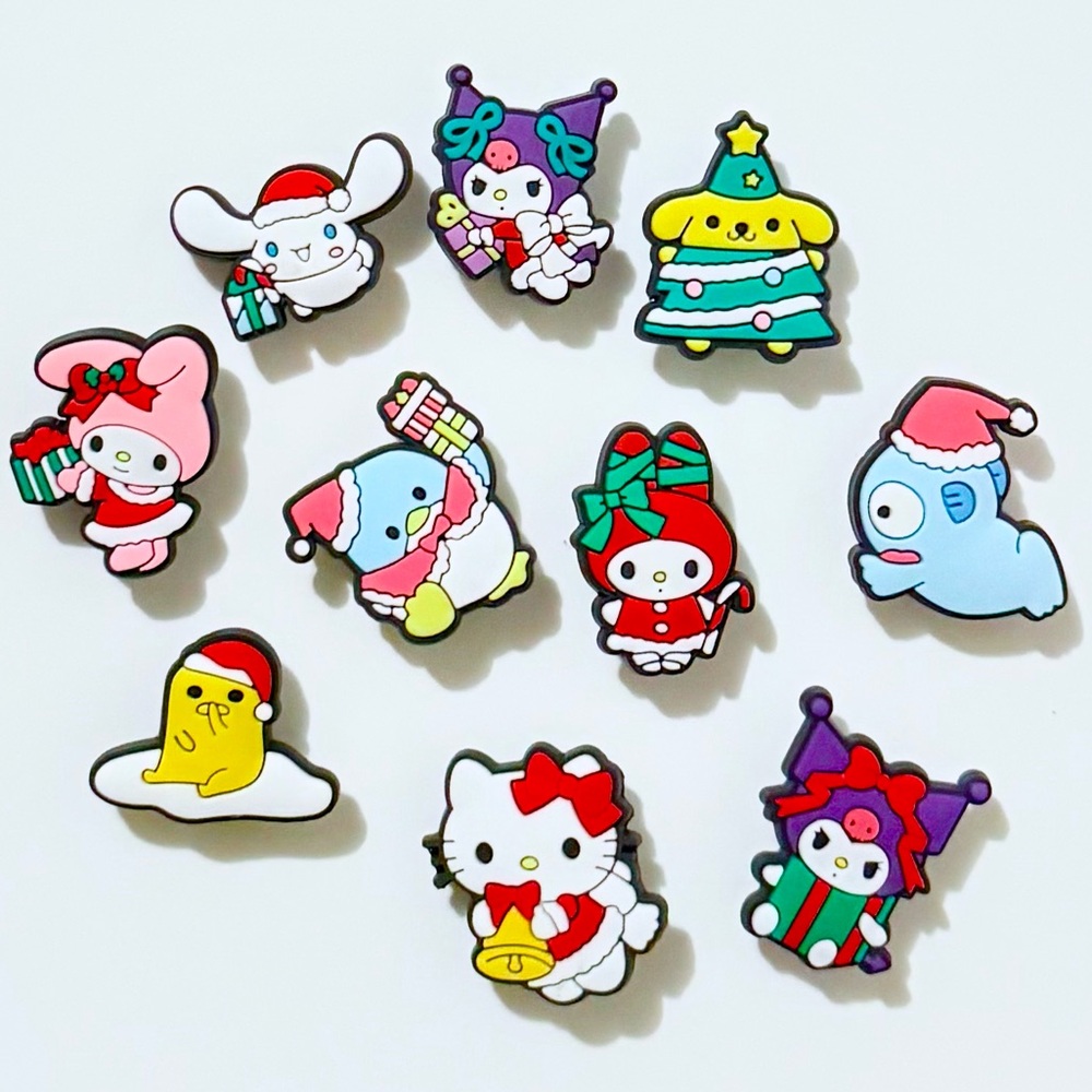 10 Hello Kitty Croc Charms Jibbit Shoe Charm Disney Croc Charms